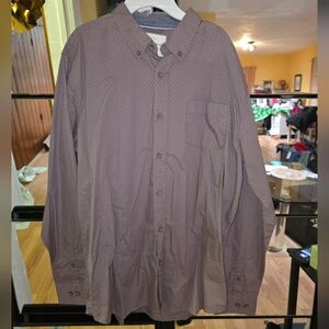 Weatherproof Vintage Men's Shirt in Lilac Brown and Red
